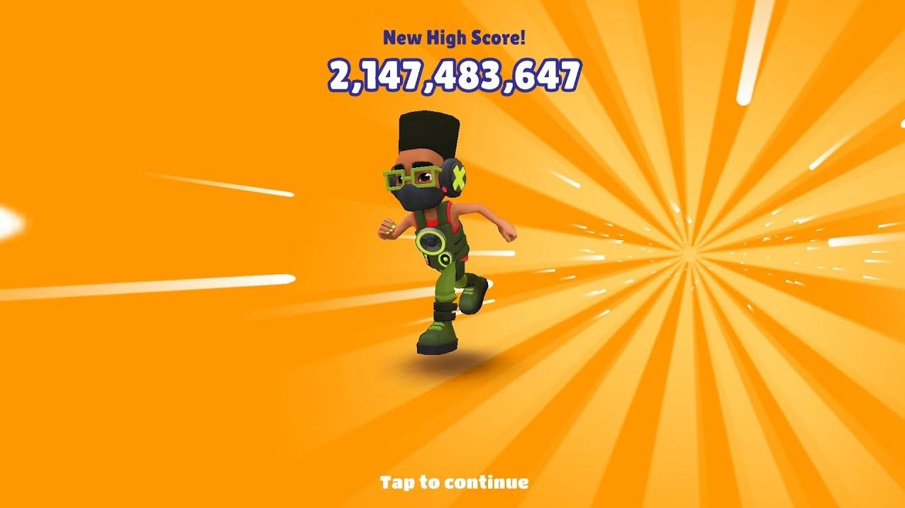 Highest score in Subway Surfers