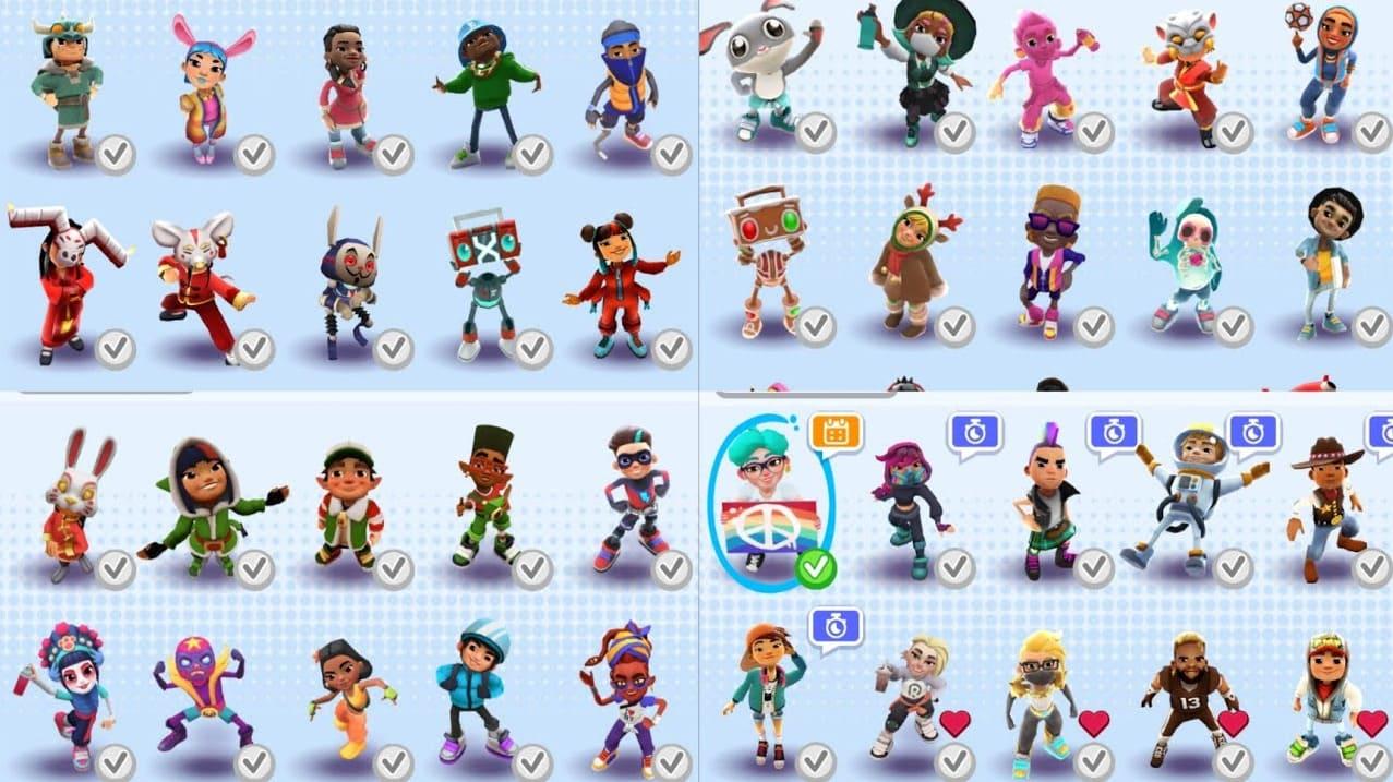 How Many Characters Are In Subway Surfers As Of 2024 Subway Runner