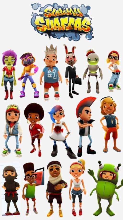 The Core Crew of Subway Surfers